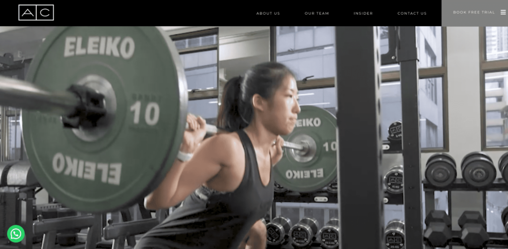 ATHLETIC Club – Personal Training Homepage