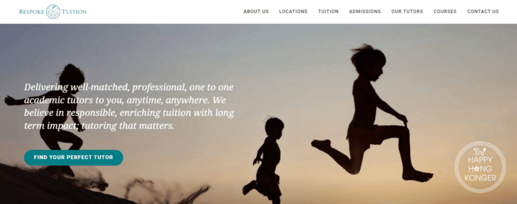 Bespoke Tuition Homepage