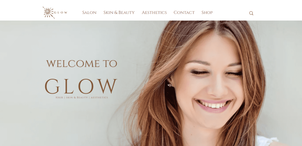 Glow Spa Homepage