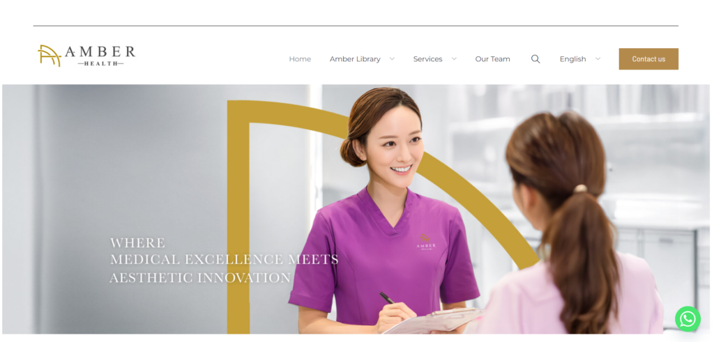 amber health homepage