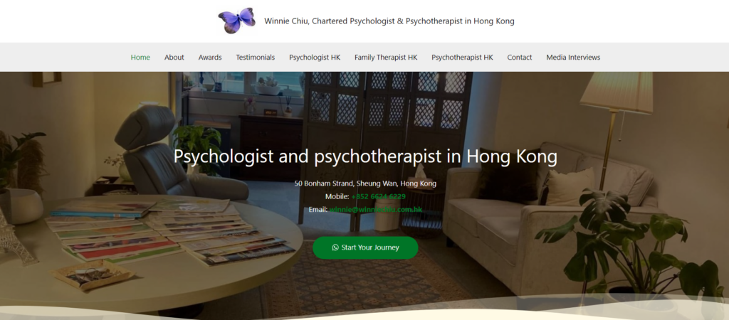 Winnie Chiu Psychology homepage
