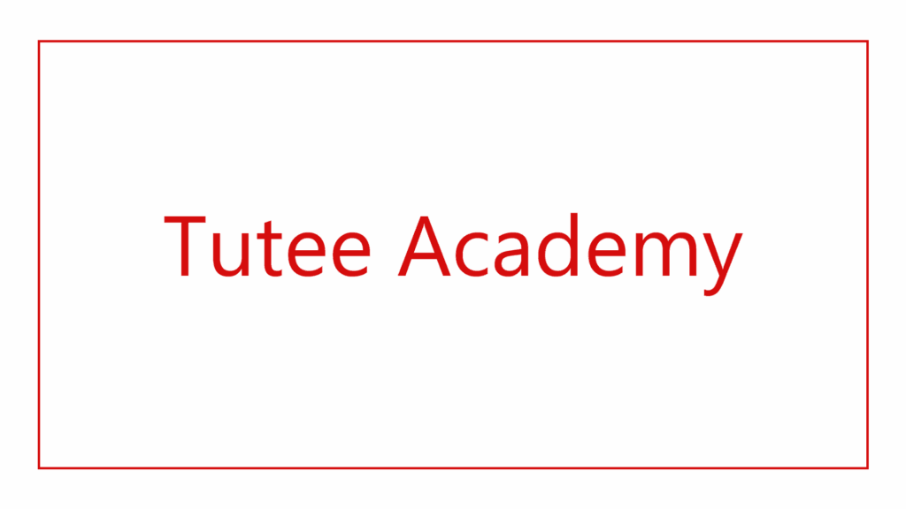 tutee-academy